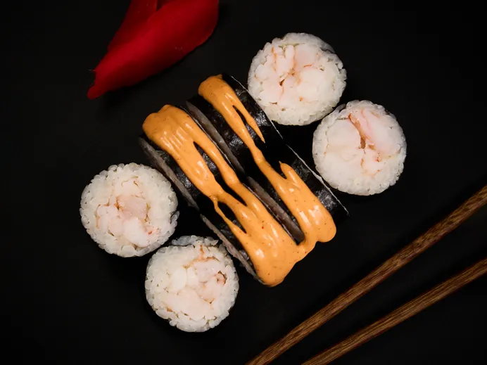 Острая креветка маки